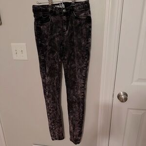 Garage Slim Fit Tie Dye Jeans, Amathyst